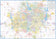 DFW Greater Metro Area Wall Map