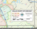 Dallas County Zip Code Map