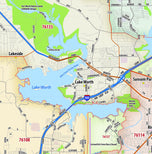 Tarrant County Zip Code Map