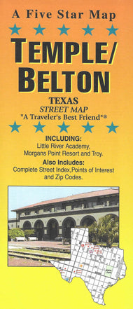 Temple/Belton by Five Star Maps