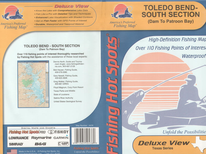 Toledo Bend Reservoir fishing map - Tolsouth 1200x630