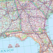 USA Large Scale Wall Map by Kappa Map Group
