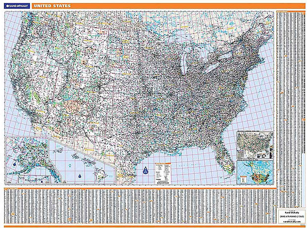 USA Wall Map by Rand McNally