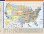 USA County Wall Map by Rand McNally