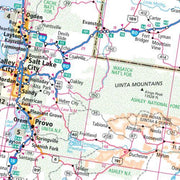 Western US Wall Map by Rand McNally