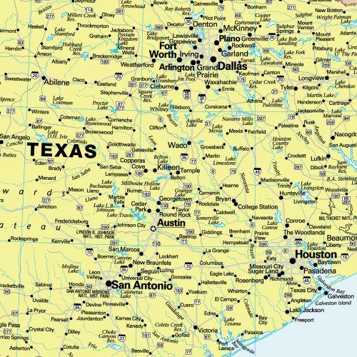 USA Classic Wall Map by Globe Turner
