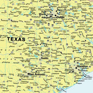 USA Classic Wall Map by Globe Turner