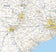 South-Central US Wall Map by Topographic Maps