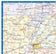 Southeast US Wall Map by Topographic Maps