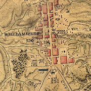 Carte des environs de Williamsburg en Virginie...Septembre 1781