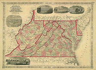 Johnson's Virginia, Delaware, Maryland & West Virginia, 1864
