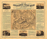 Map of Appomattox Court House and vicinity, 1866