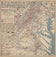 Map of the Main Battlefields, Routes, Camps and Head Qrs., in the Gettysburg, Wilderness and Appomattox campaigns