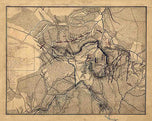Map of the battle of Chancellorsville, Sunday, May 3rd