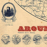 Magnus' Historical War Map, One Hundred & Fifty Miles Around Richmond