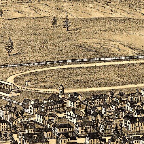 Middlebury, Vermont by L. R. Burleigh, c1886