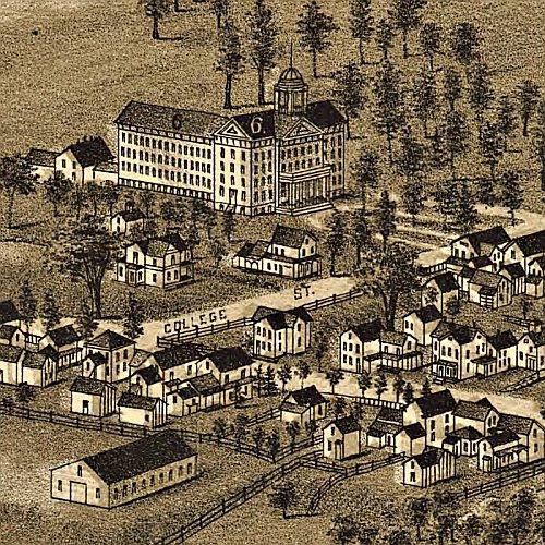 Poultney, Vermont by L. R. Burleigh, c1886