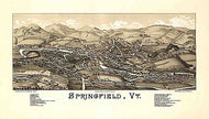 Springfield, Vermont by L. R. Burleigh, c1886