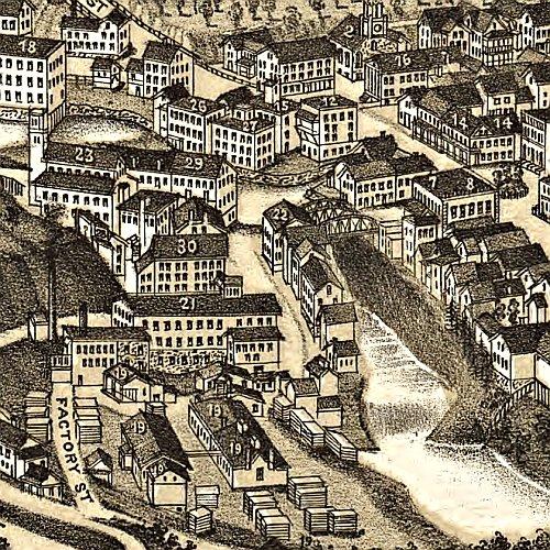 Springfield, Vermont by L. R. Burleigh, c1886
