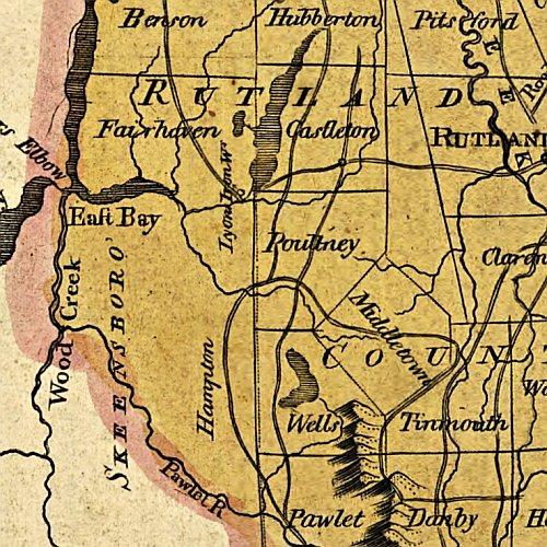 Vermont, from actual survey, 1814