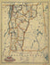 Coffin's new rail-road map of Vermont, 1896