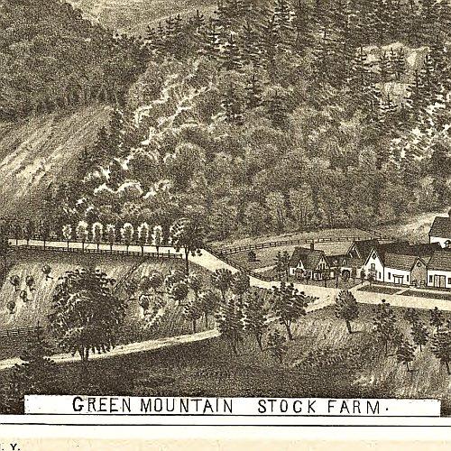 West Randolph, Vermont by R. L. Burleigh, 1886