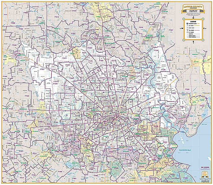 Houston Texas Wall Maps – Tagged