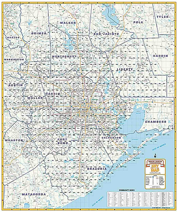 Houston Key Map.pdf Houston Texas Wall Maps – Tagged