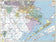 Galveston County Wall Map with Zip Codes by Key Maps Inc.