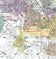 Galveston County Wall Map with Zip Codes by Key Maps Inc.