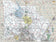 Montgomery County Wall Map with Zip Codes by Key Maps Inc.
