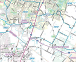 Austin Regional Area Major Arterial Wall Map