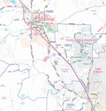 San Antonio Regional Area Major Arterial Wall Map