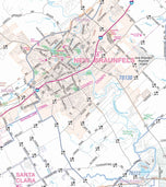 San Antonio Regional Area Major Arterial Wall Map
