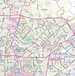 San Antonio Regional Area Major Arterial Wall Map