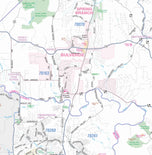 San Antonio Regional Area Major Arterial Wall Map