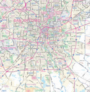 San Antonio Regional Area Major Arterial Wall Map