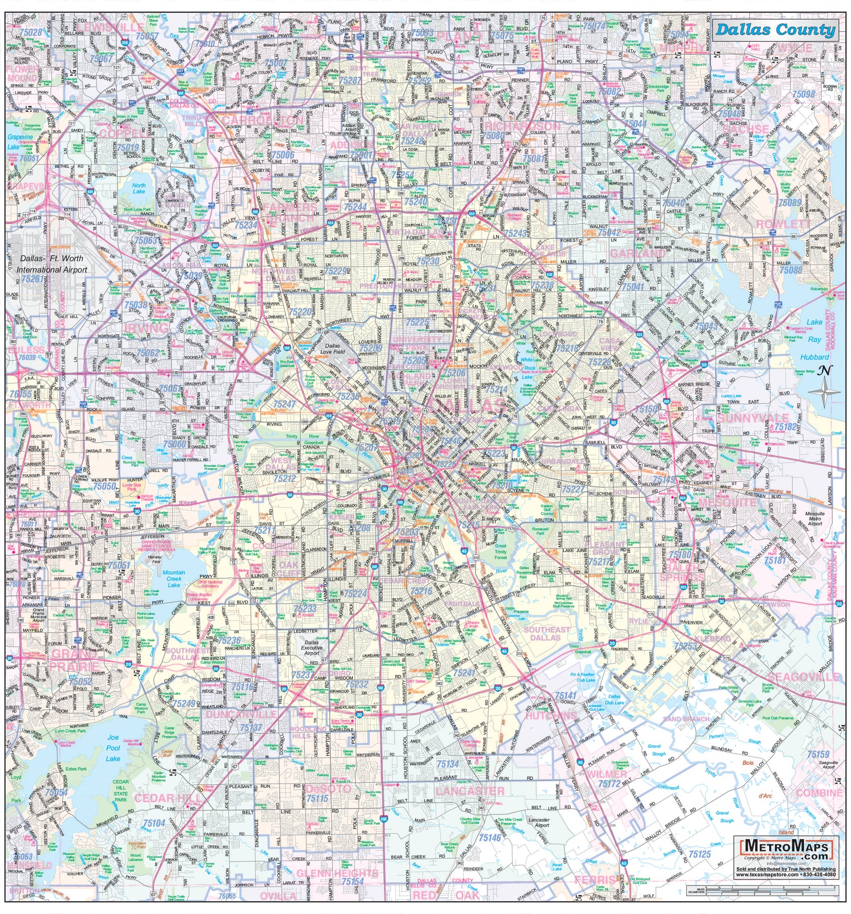 Dallas Co Dallas County Lines Map