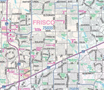 Collin County Major Arterial Wall Map