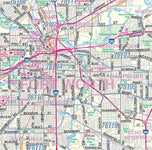 Tarrant County Major Arterial Wall Map