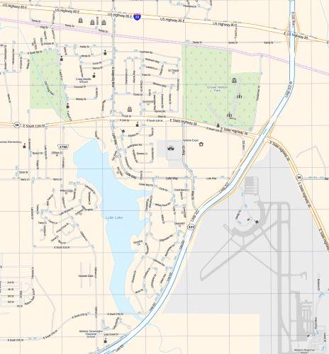 Abilene Wall Map by Map Sherpa