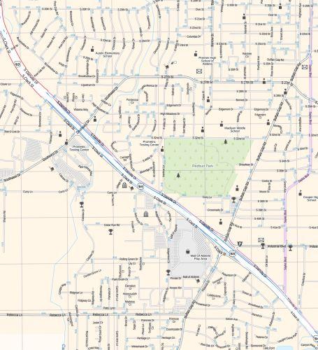 Abilene Wall Map by Map Sherpa