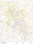 Bryan/College Station Wall Map by Map Sherpa
