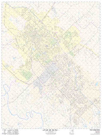 Bryan/College Station Wall Map by Map Sherpa