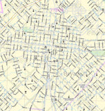 Bryan/College Station Wall Map by Map Sherpa