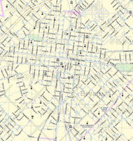 Bryan/College Station Wall Map by Map Sherpa