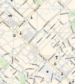 Bryan/College Station Wall Map by Map Sherpa