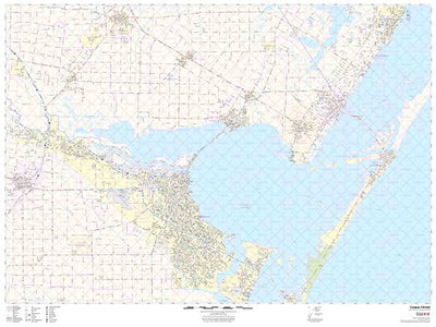 Corpus Christi Wall Map by Map Sherpa
