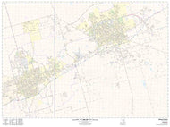 Midland Odessa Wall Map by Map Sherpa