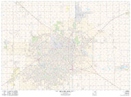 Lubbock Wall Map by Map Sherpa